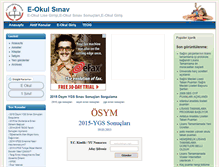 Tablet Screenshot of eokulsinav.net